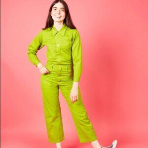 Gross Green jumpsuit from Big Bud Press! Size Small.